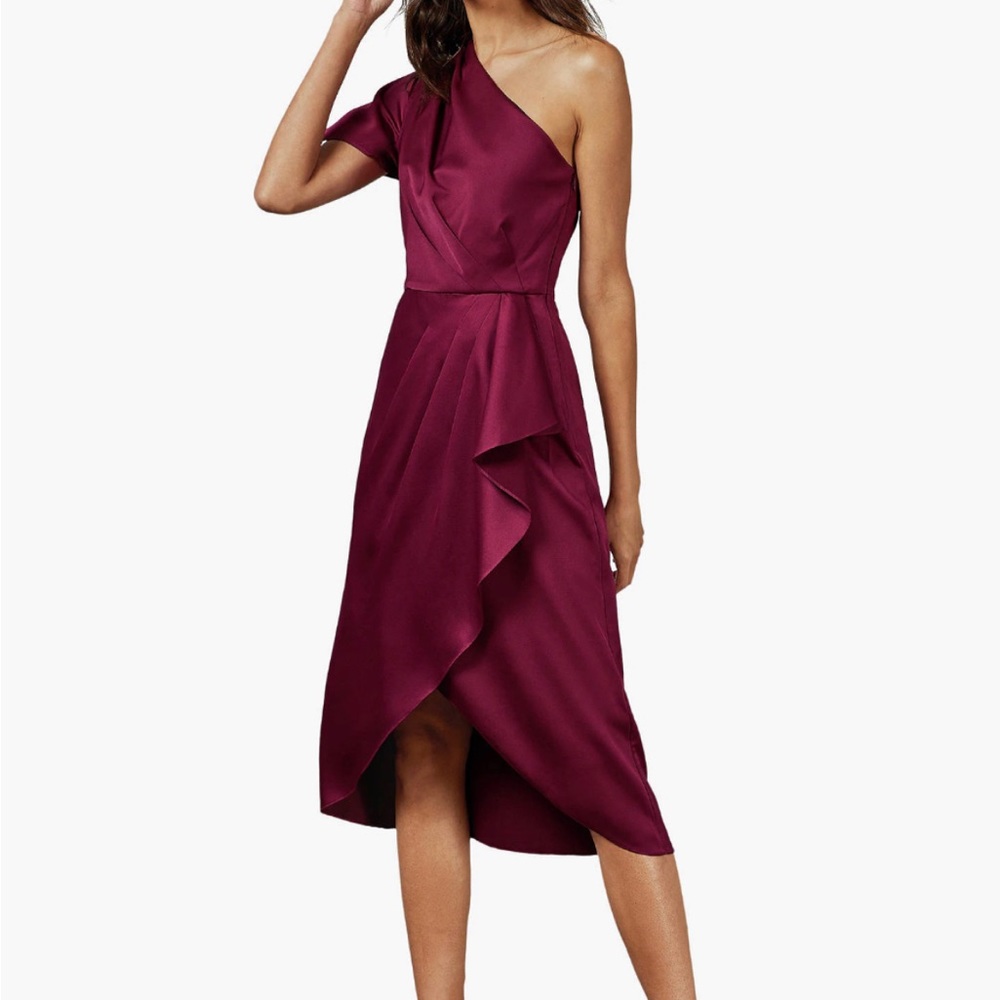Ted Baker One Shoulder Dress nwt